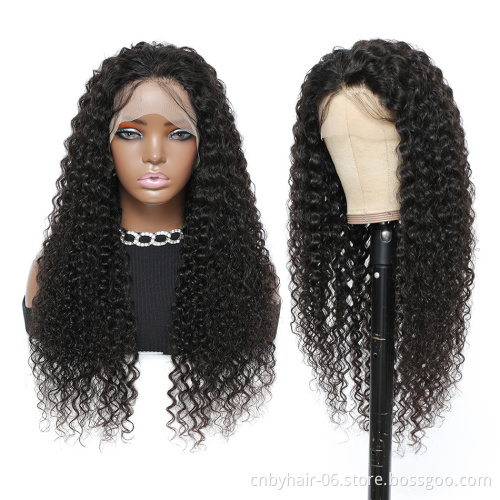 Unprocessed Brazilian Human Hair HD Full Lace Wig Vendors, Water Wave Cuticle Aligned 100% Virgin Hair Wigs For Black Women